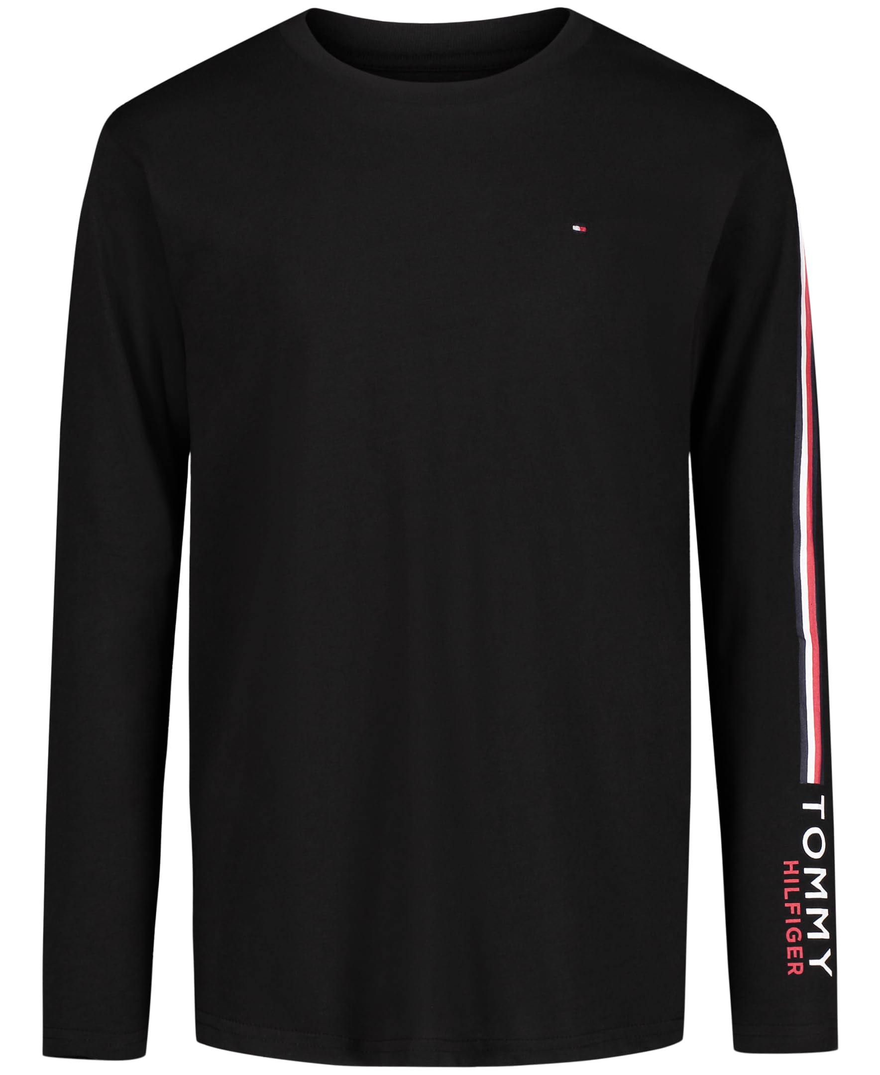 Tommy Hilfiger Boys' Long Sleeve Crew Neck T-Shirt